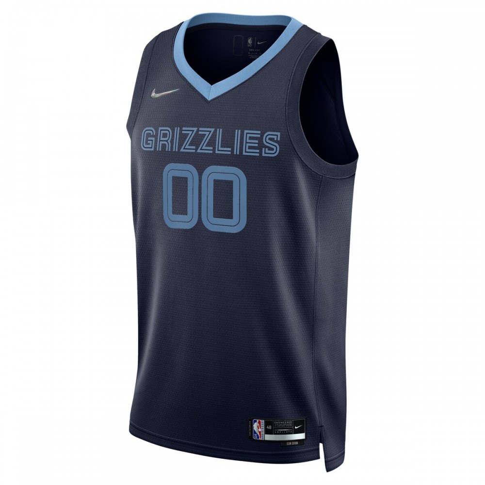 Memphis Grizzlies 2021/22 Diamond Swingman Custom Jersey - Icon Edition - Navy-Pro Kit Vault | Brand New 26/27 Sports Jerseys